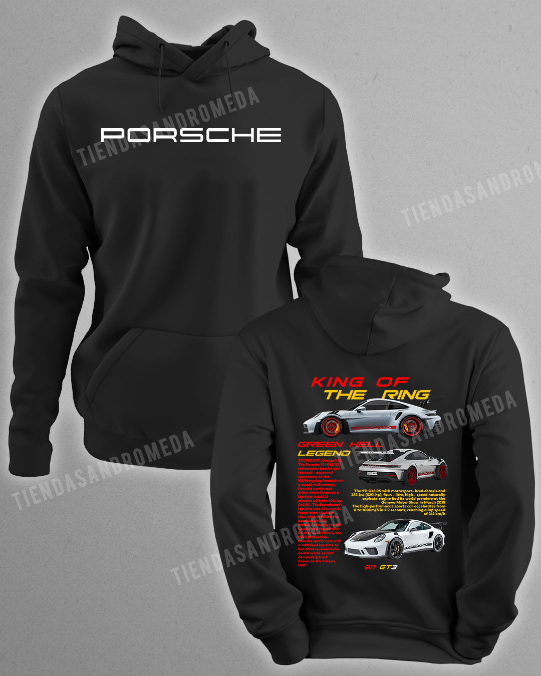 Buzo con capota Porsche 911 GT3