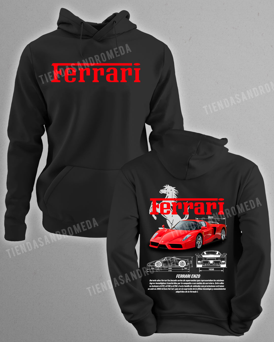 Buzo con capota Ferrari Enzo