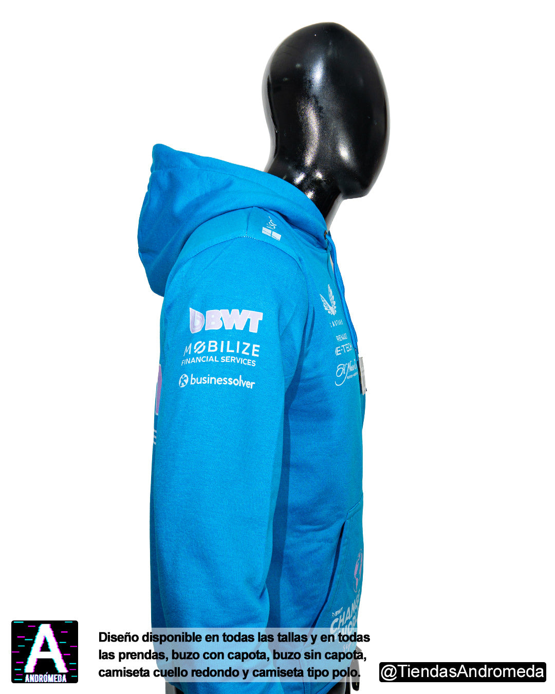 Buzo con capota Alpine F1 Modelo 2025