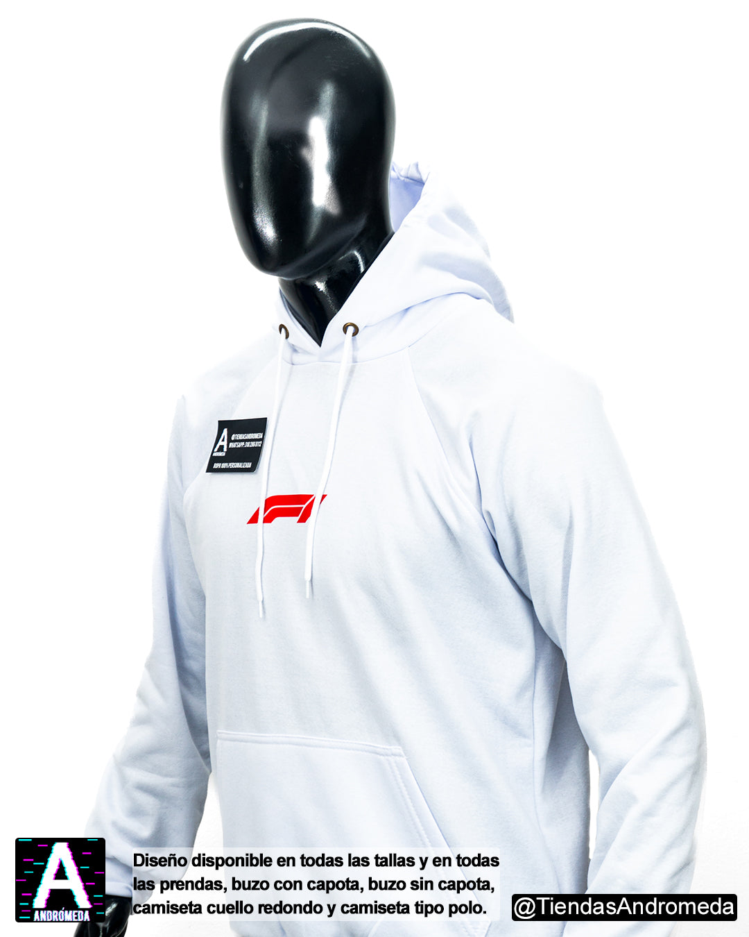 Buzo con capota Pistas F1