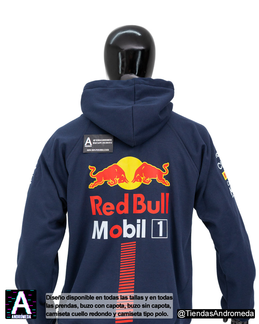Chaqueta con capota Red Bull F1