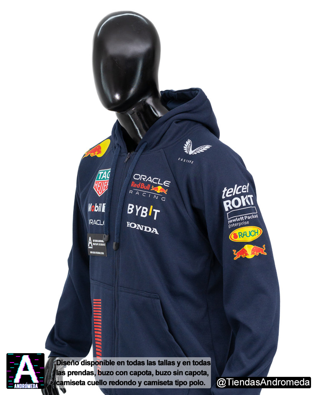 Chaqueta con capota Red Bull F1