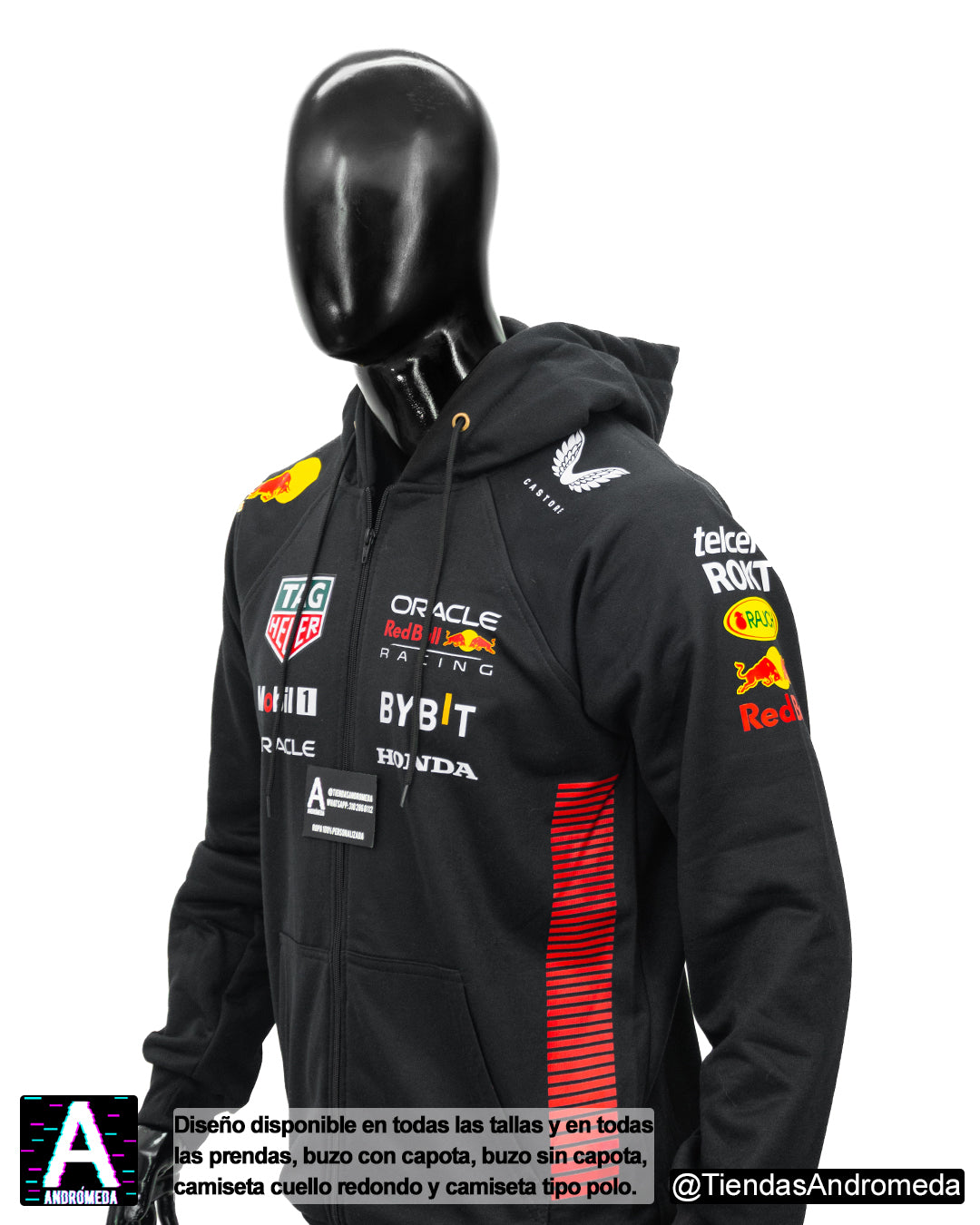 Chaqueta con capota Red Bull F1