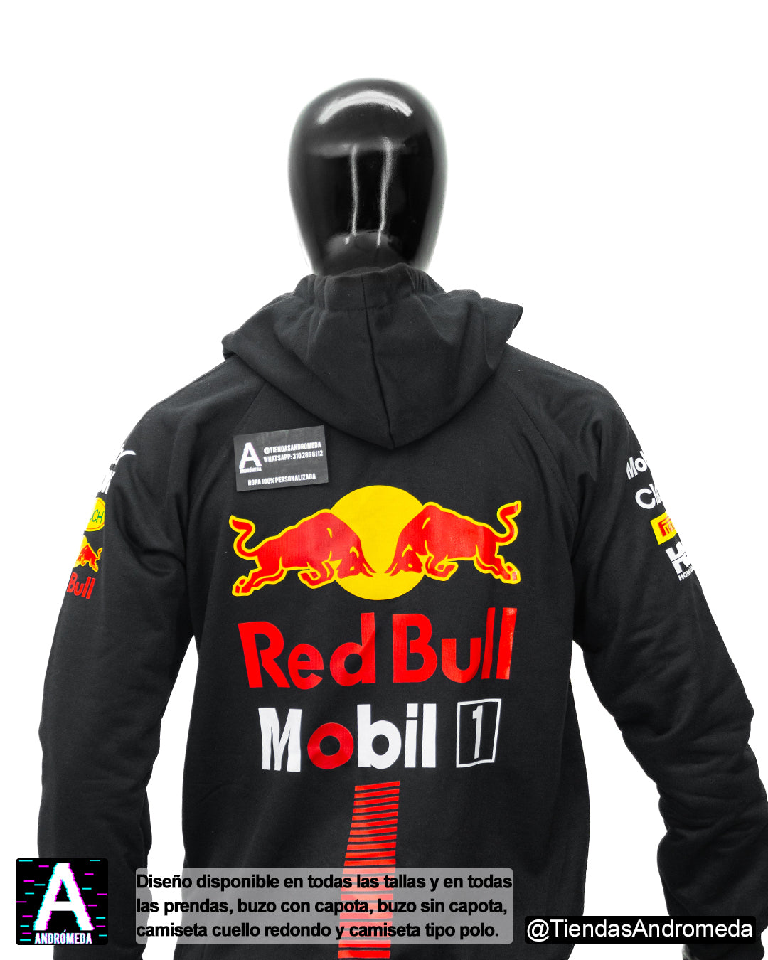 Chaqueta con capota Red Bull F1