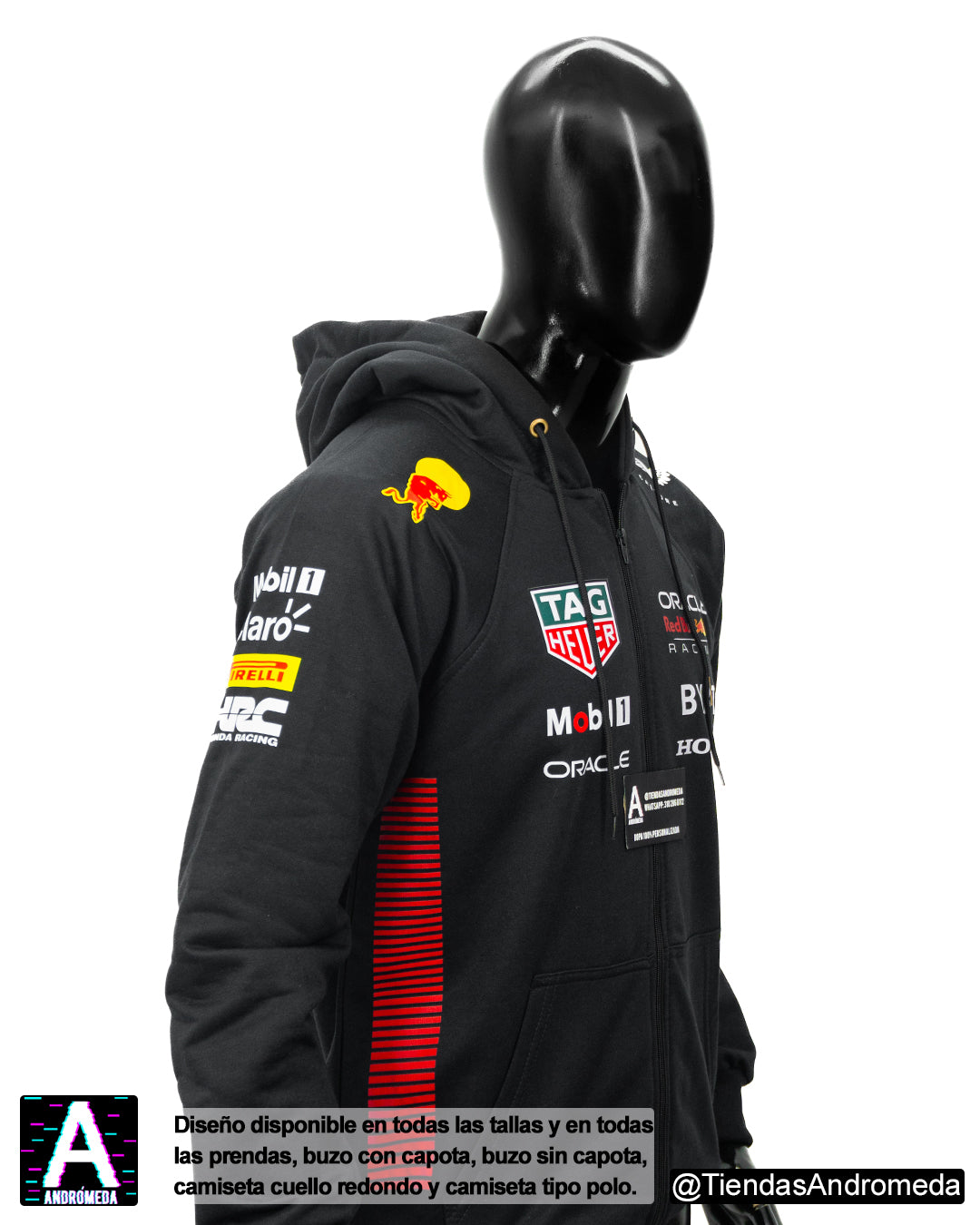 Chaqueta con capota Red Bull F1