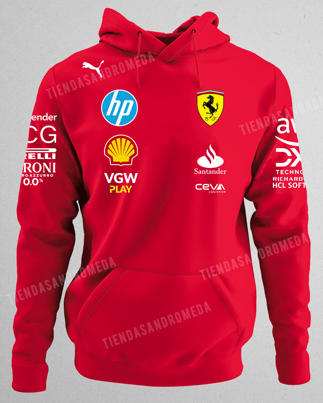 Buzo con capota Ferrari F1