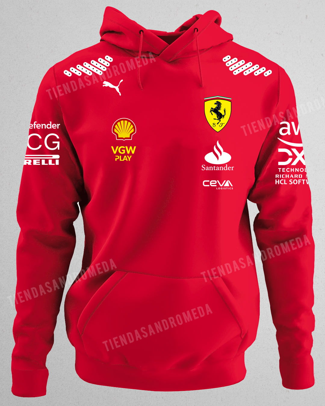 Buzo con capota Ferrari F1