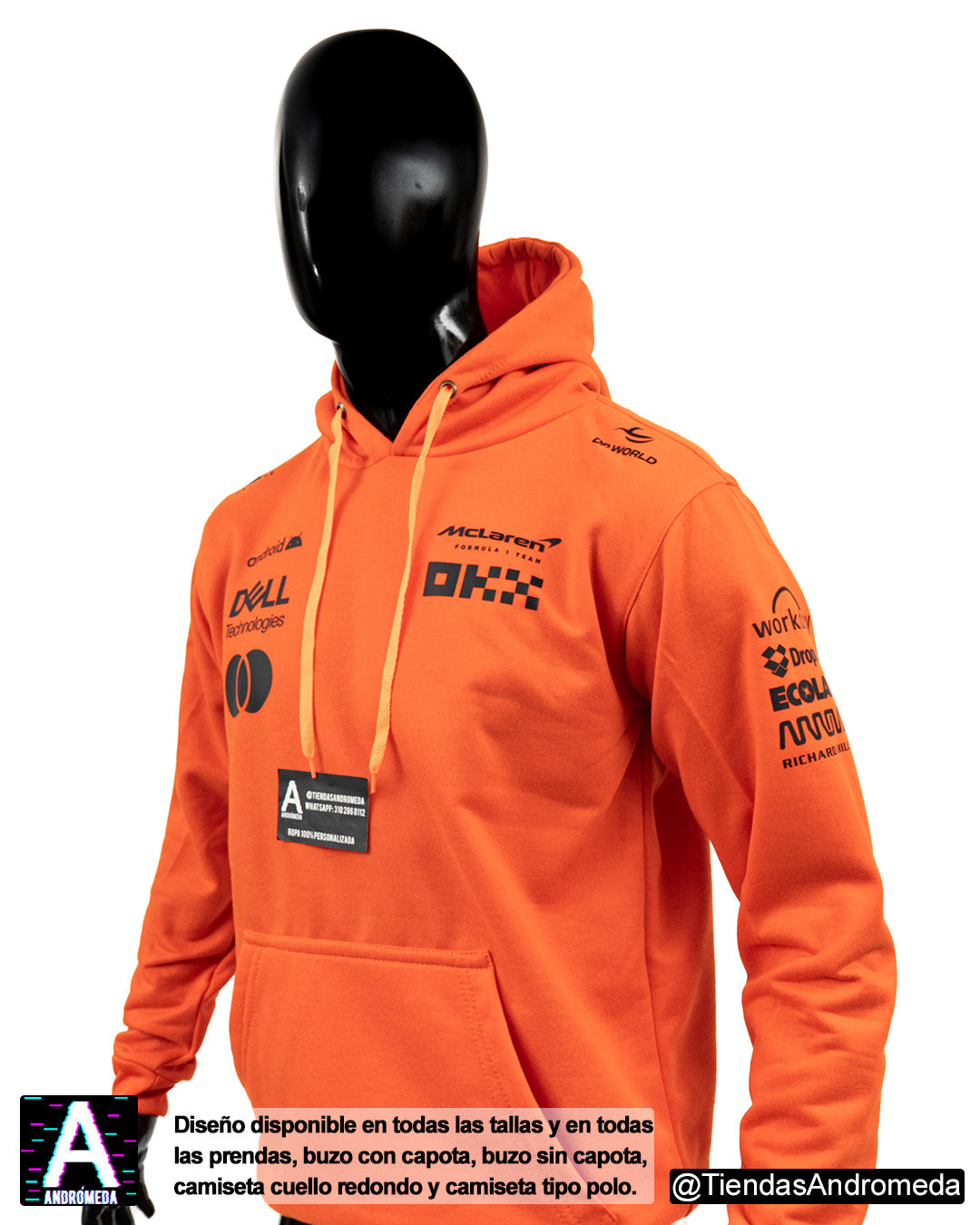 Buzo con capota McLaren Modelo 2025