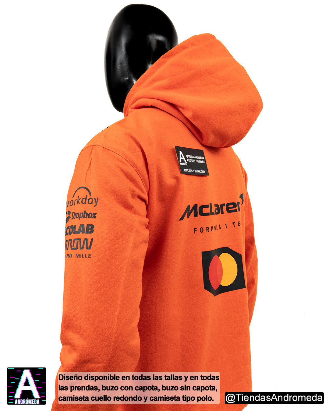 Buzo con capota McLaren Modelo 2025