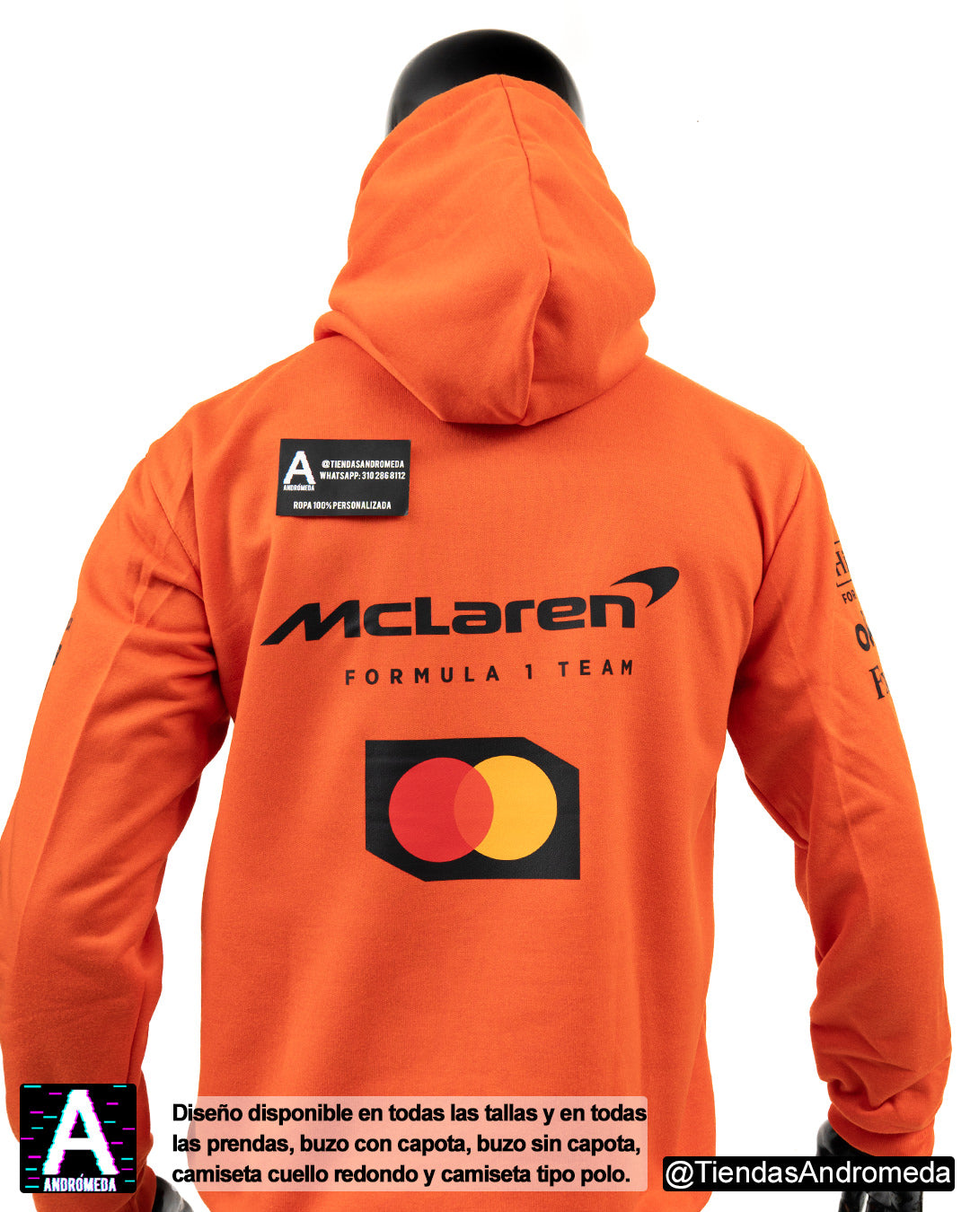 Buzo con capota McLaren Modelo 2025