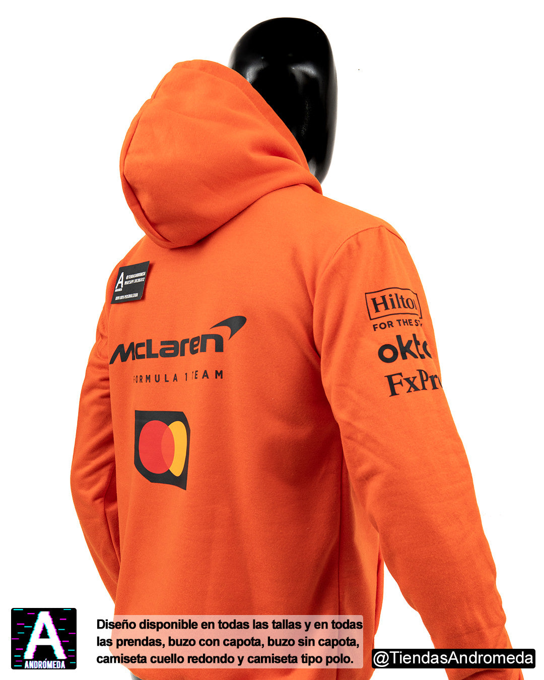 Buzo con capota McLaren Modelo 2025