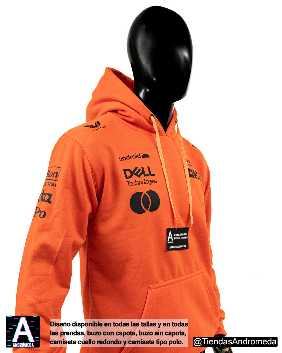 Buzo con capota McLaren Modelo 2025