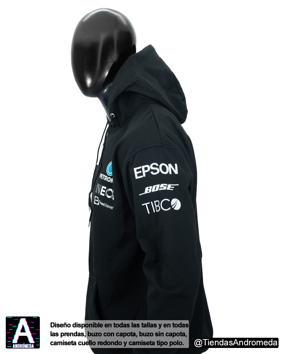 Chaqueta con capota Mercedes Benz F1