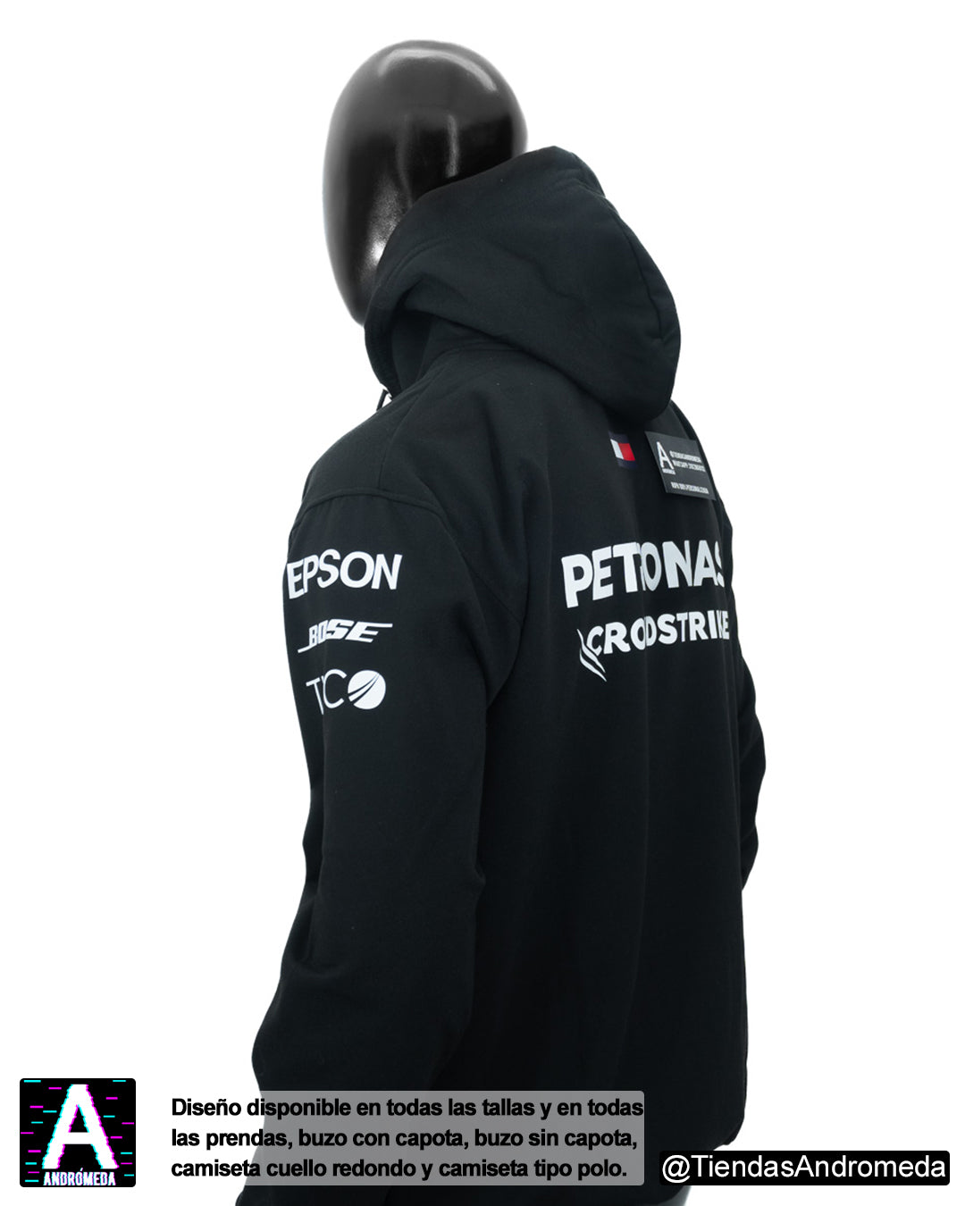 Chaqueta con capota Mercedes Benz F1