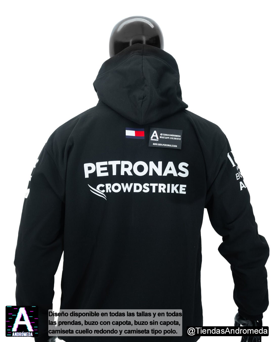 Chaqueta con capota Mercedes Benz F1