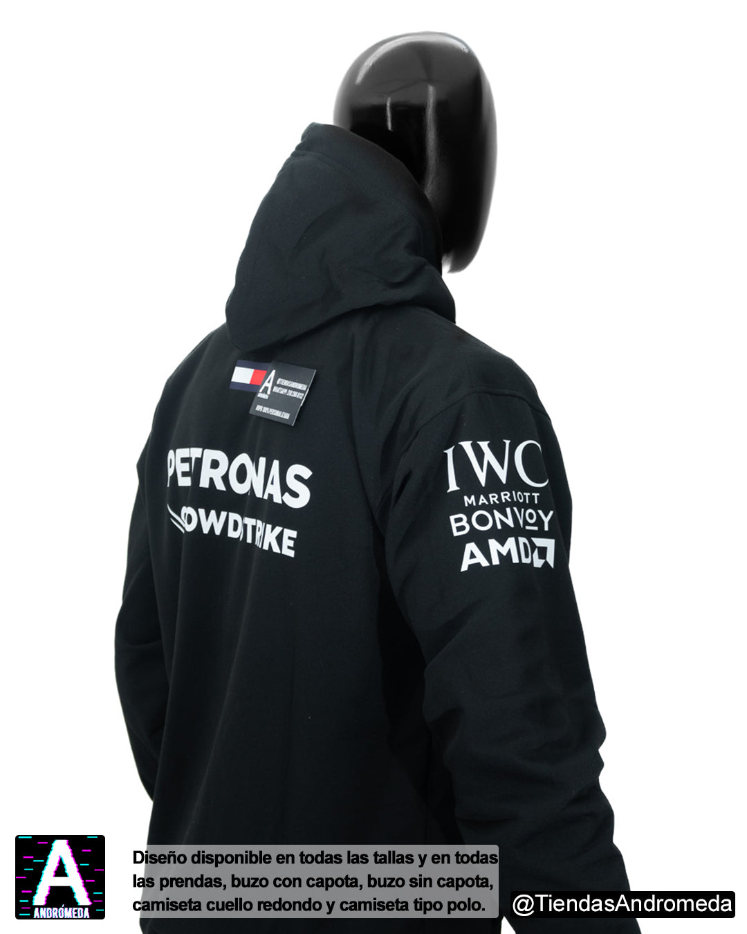 Chaqueta con capota Mercedes Benz F1