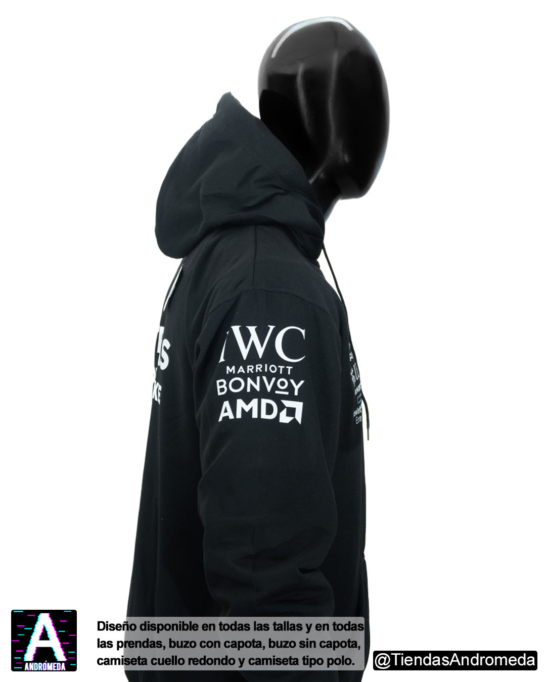 Chaqueta con capota Mercedes Benz F1