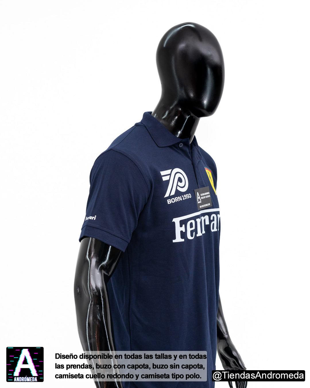 Camiseta tipo polo Ferrari F1