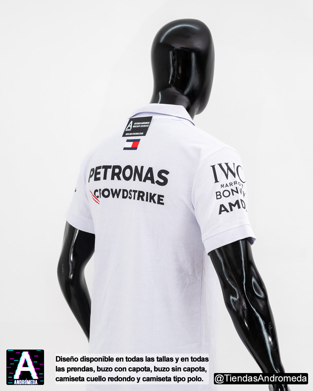 Camiseta tipo polo Mercedes Benz F1