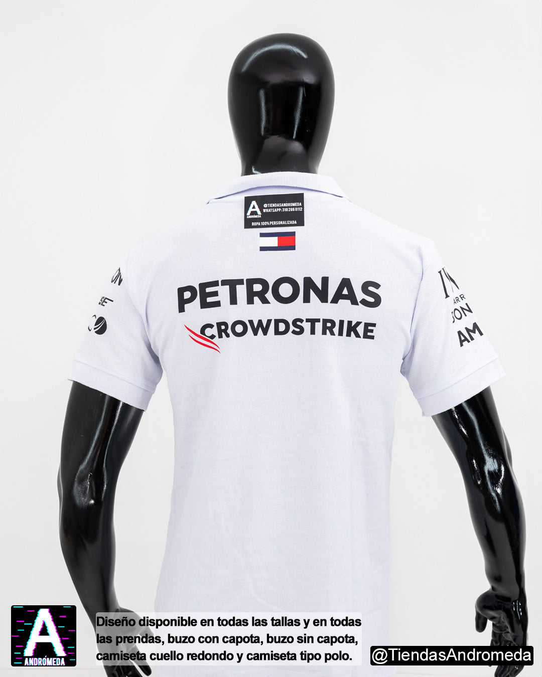 Camiseta tipo polo Mercedes Benz F1