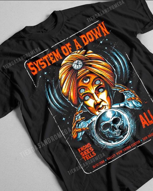 Camiseta System of a Down Rock