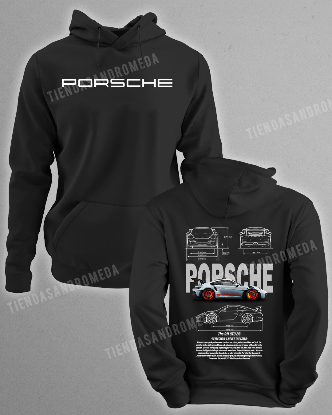 Buzo con capota Porsche 911 GT3