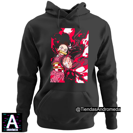 Buzo con capota Demon Slayer