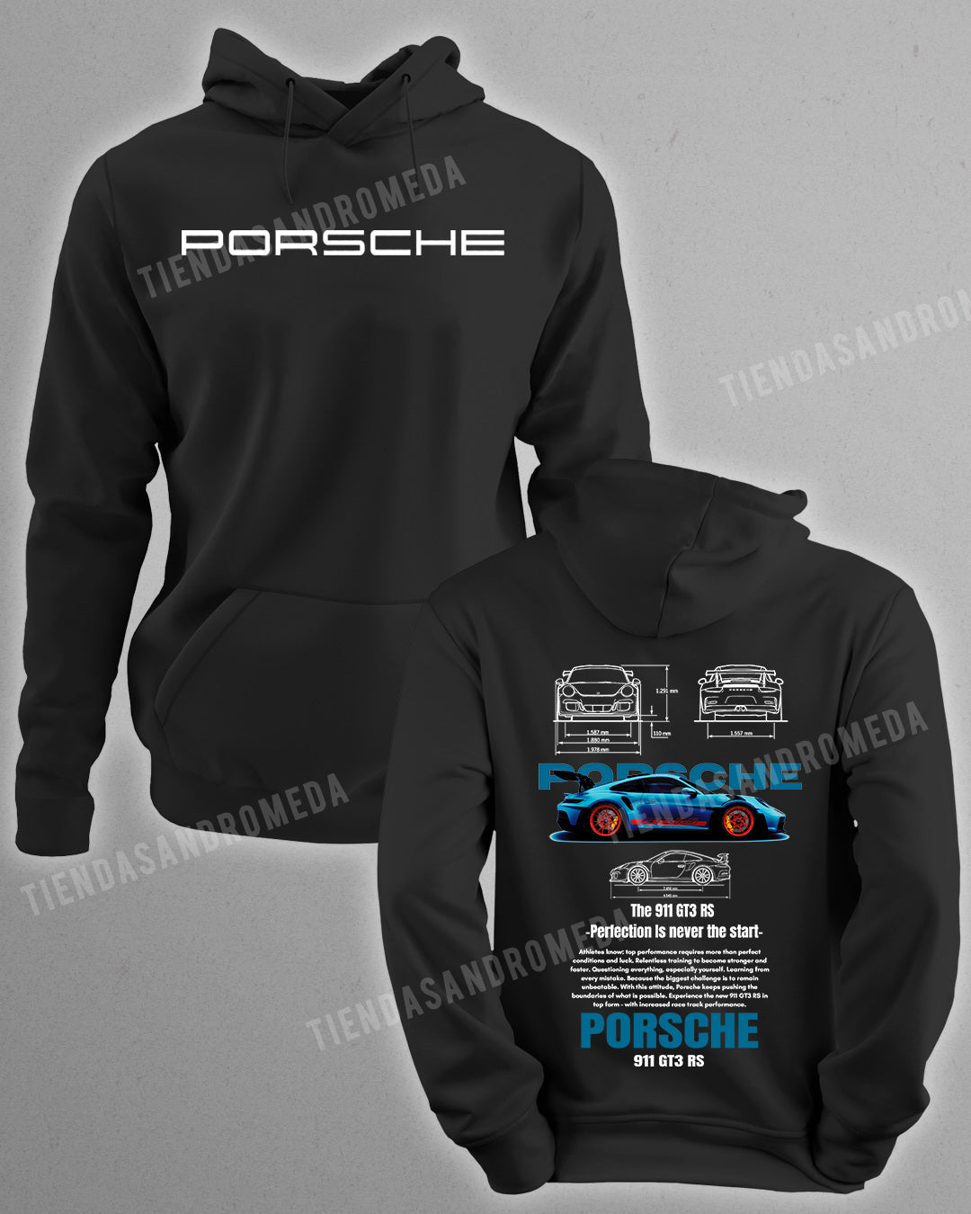 Buzo con capota Porsche 911 GT3
