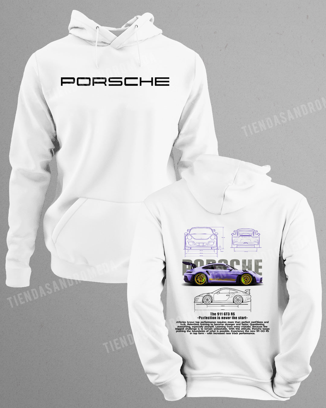 Buzo con capota Porsche 911 GT3 RS