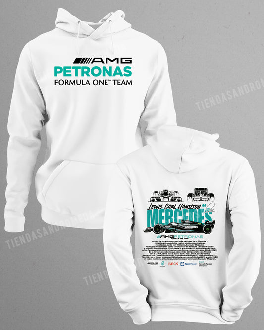 Buzo con capota Mercedes Benz F1 Hamilton