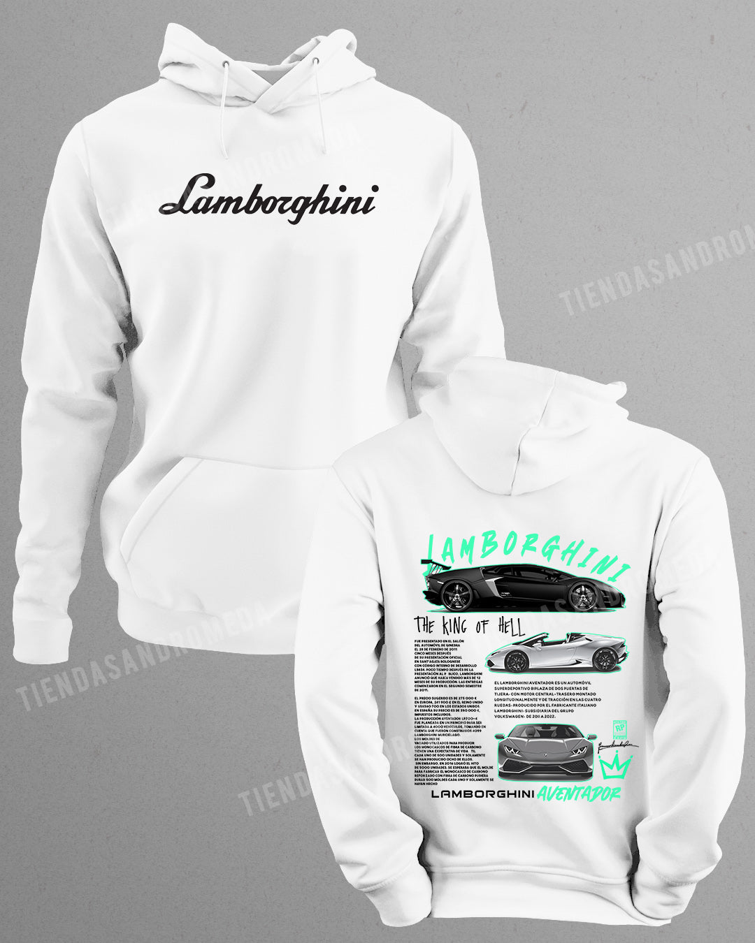Buzo con capota Lamborghini Aventador