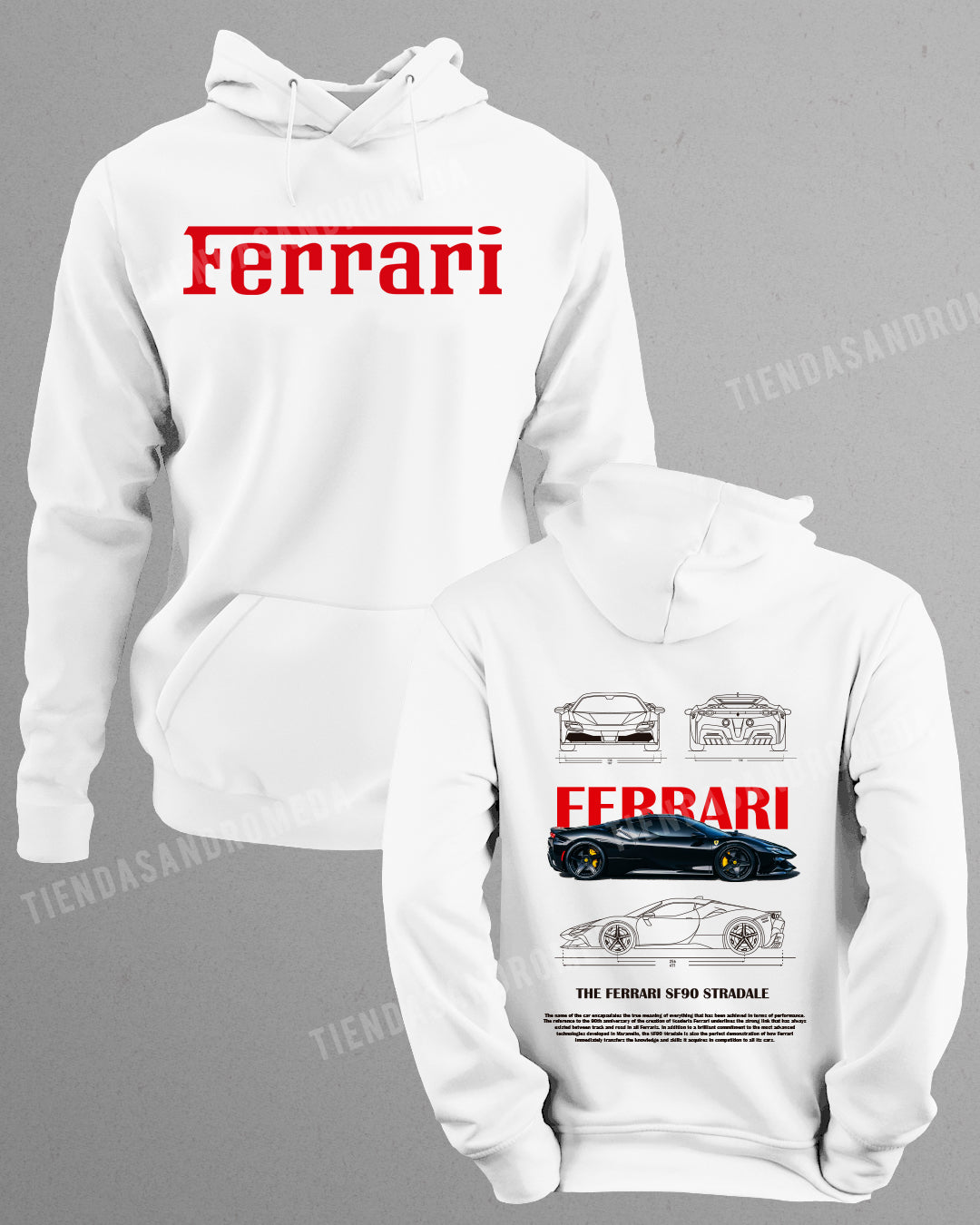 Buzo con capota Ferrari SF90 Stradale