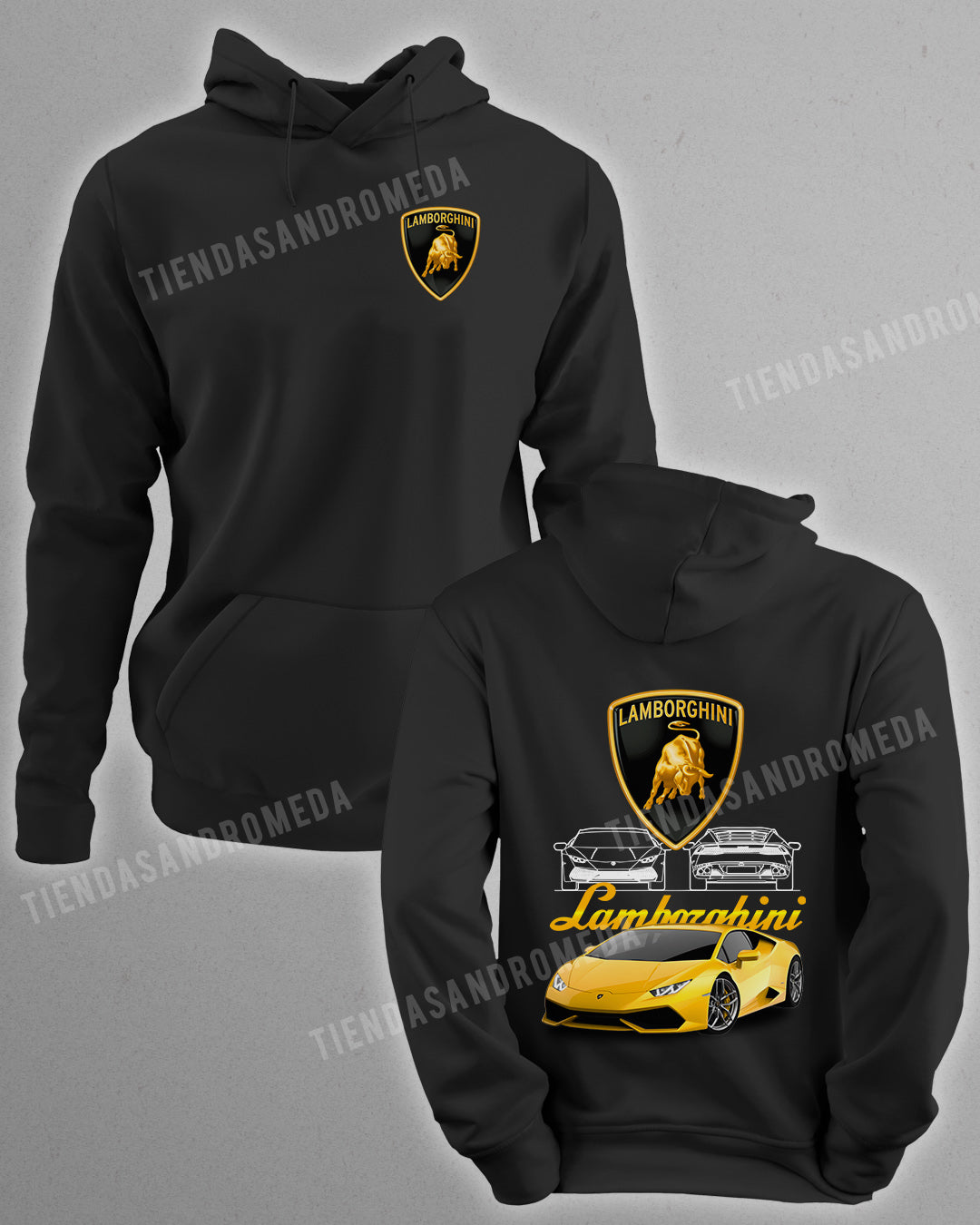 Buzo con capota lamborghini