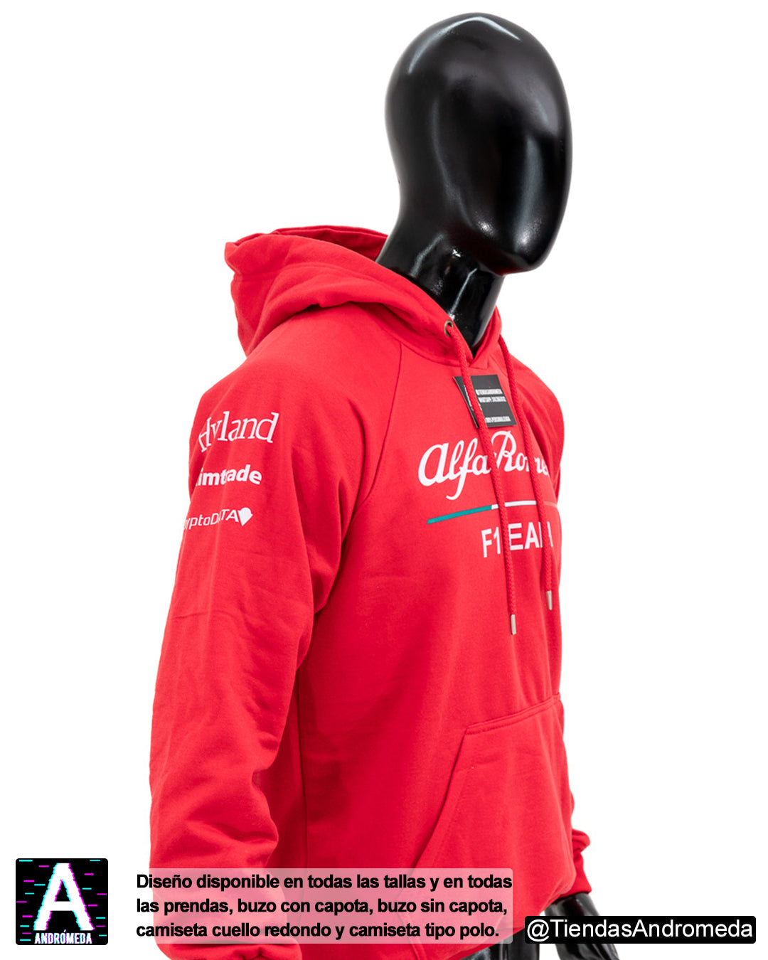Buzo con capota Alfa Romeo F1