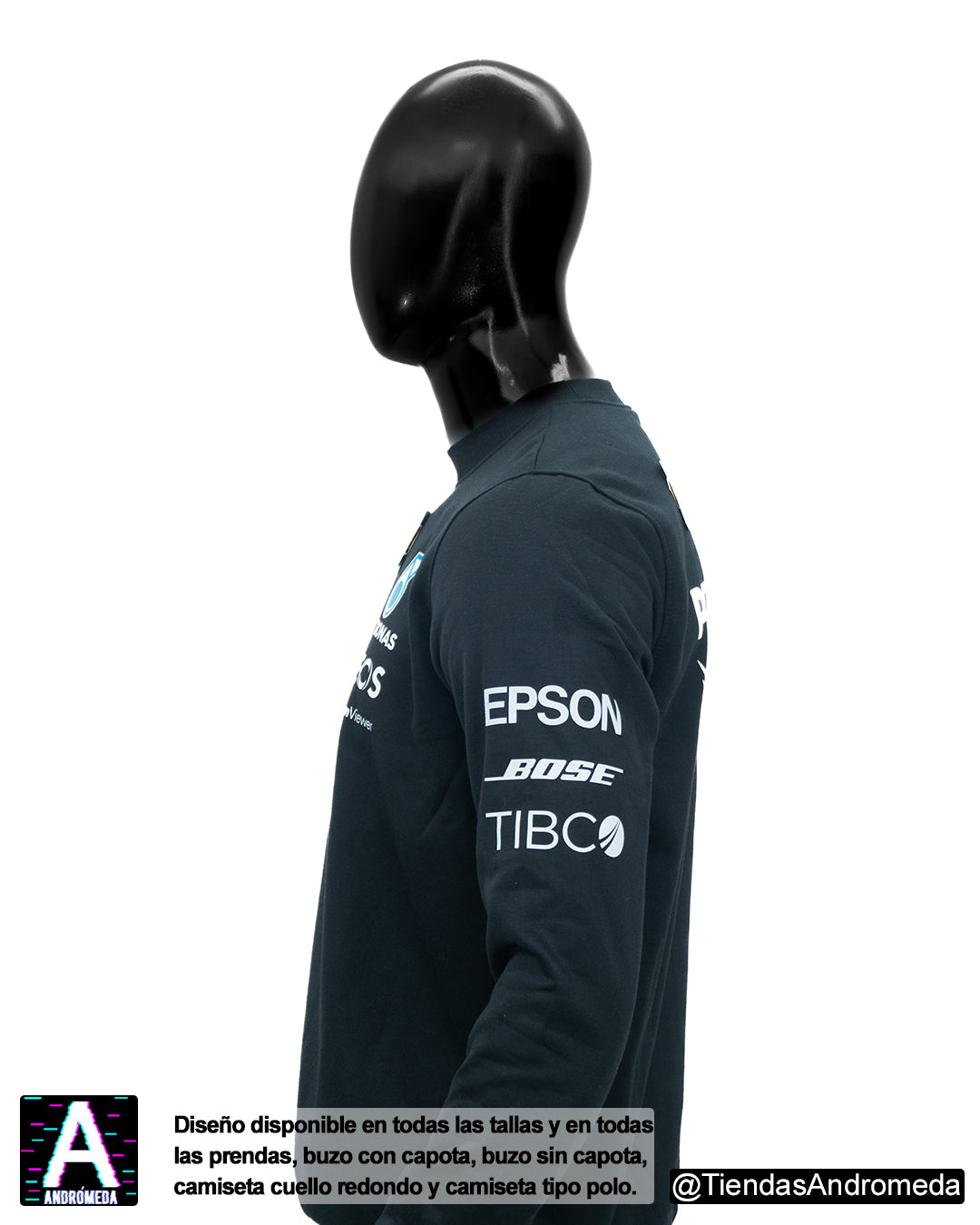 Buzo cuello redondo Mercedes Benz F1