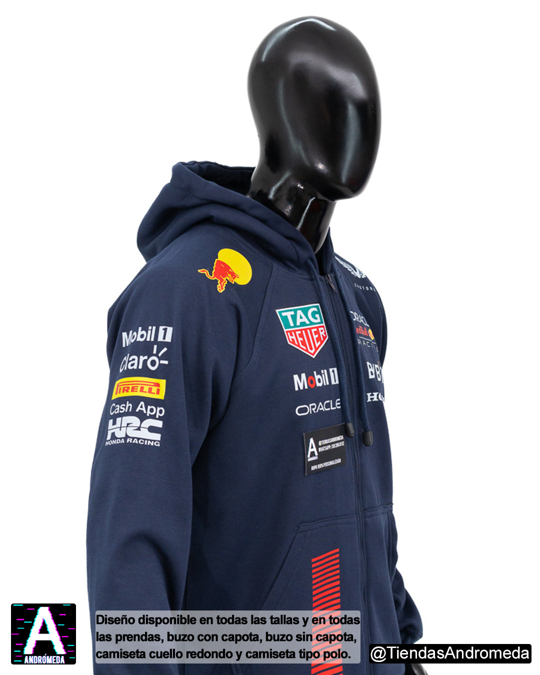 Chaqueta con capota Red Bull F1