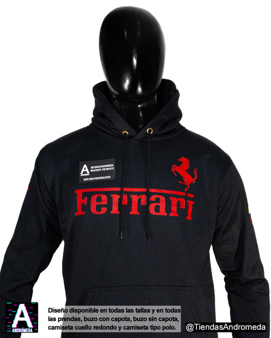 Buzo con capota Ferrari F1 Charles Leclerc