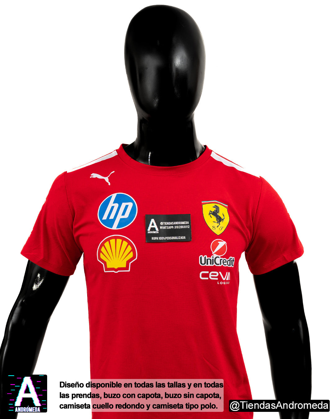 Camiseta Ferrari F1 2025