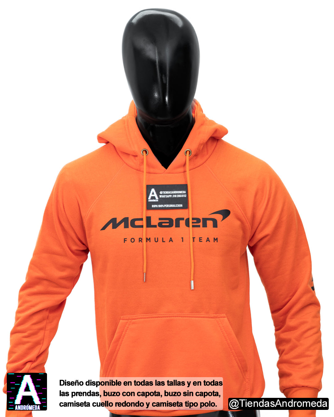 Buzo con capota McLaren F1