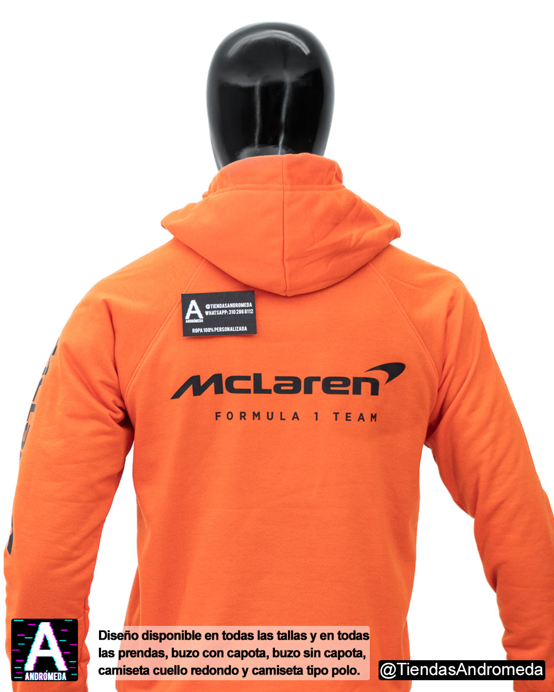 Buzo con capota McLaren F1
