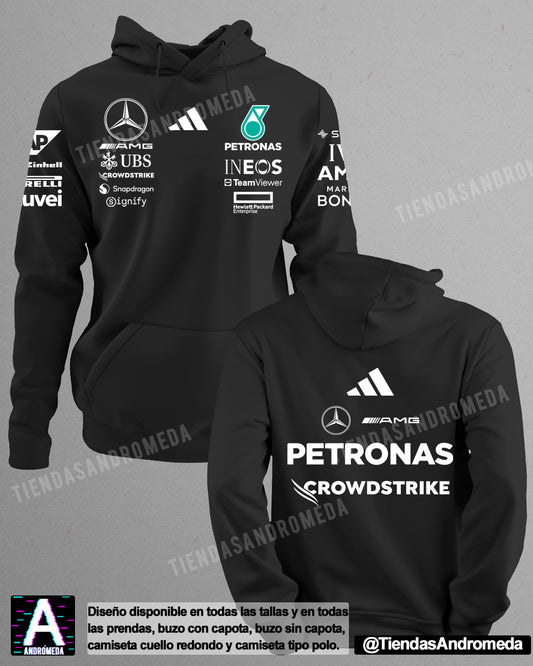 Buzo con capota Mercedes Benz F1 Modelo 2025