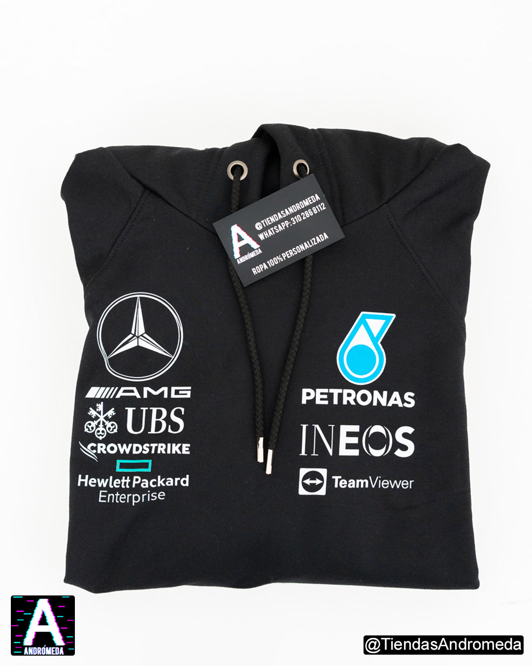 Buzo con capota Mercedes Benz F1