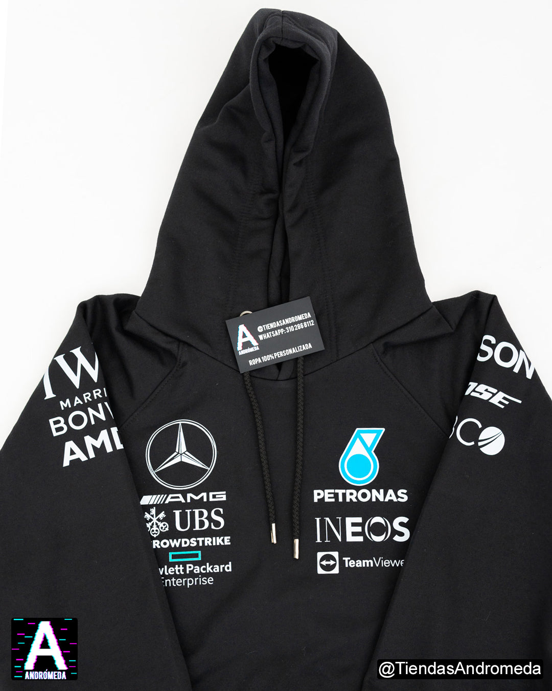 Buzo con capota Mercedes Benz F1