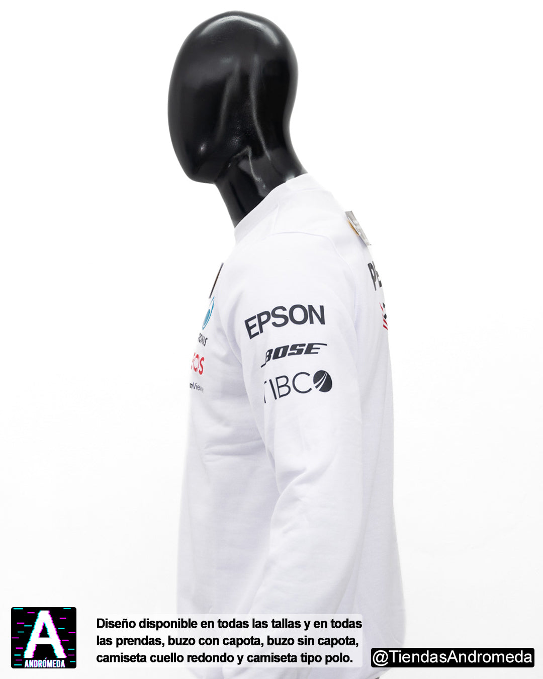 Buzo Cuello Redondo Mercedes Benz F1
