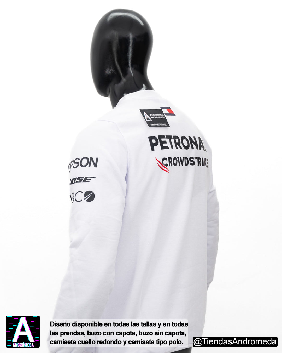 Buzo Cuello Redondo Mercedes Benz F1