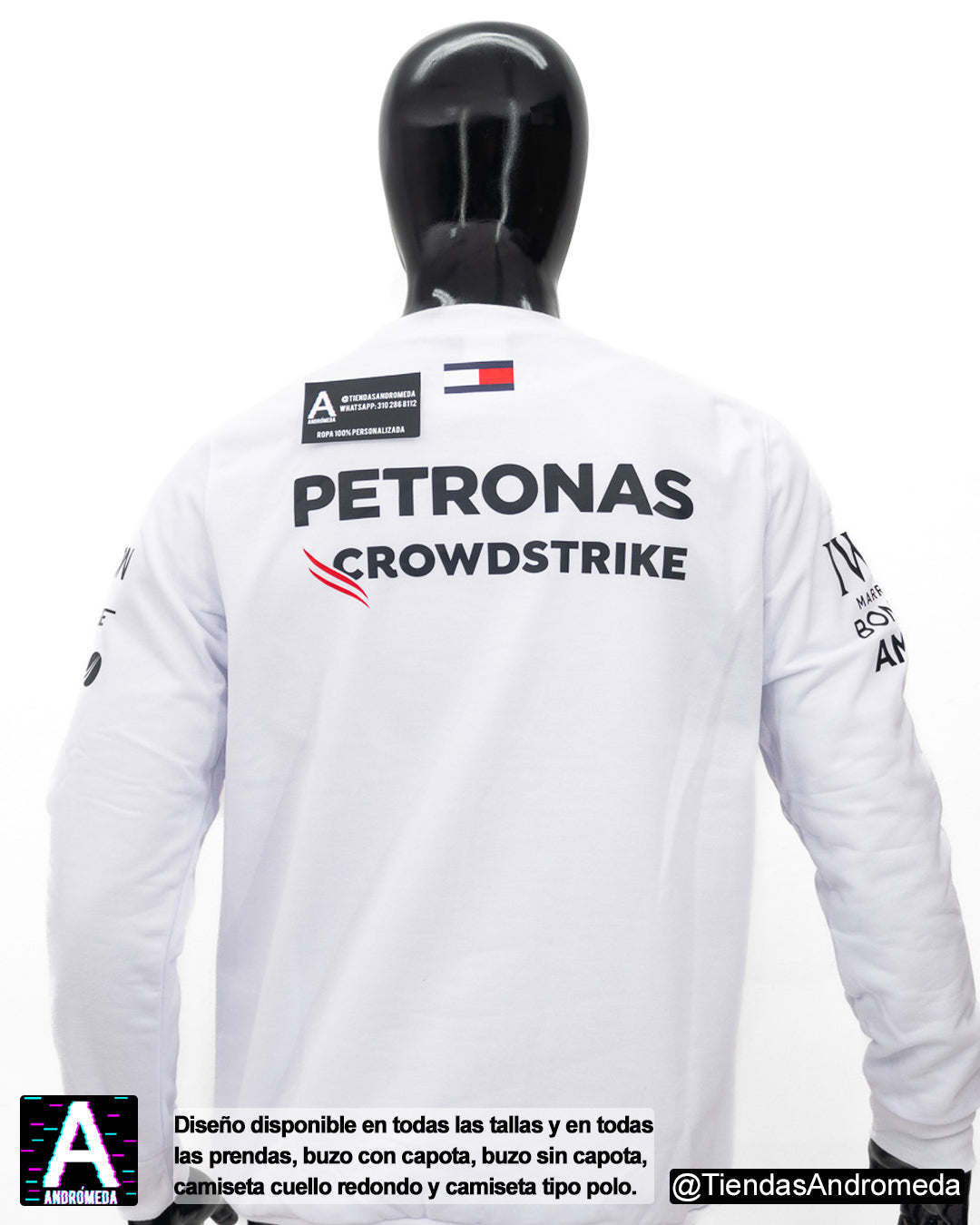 Buzo Cuello Redondo Mercedes Benz F1