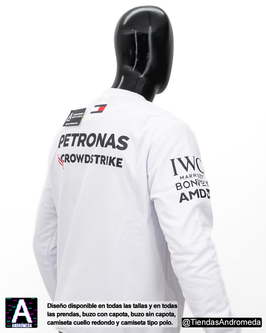 Buzo Cuello Redondo Mercedes Benz F1