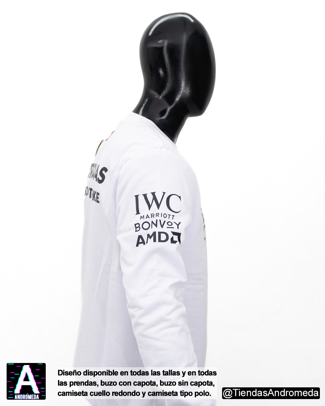 Buzo Cuello Redondo Mercedes Benz F1
