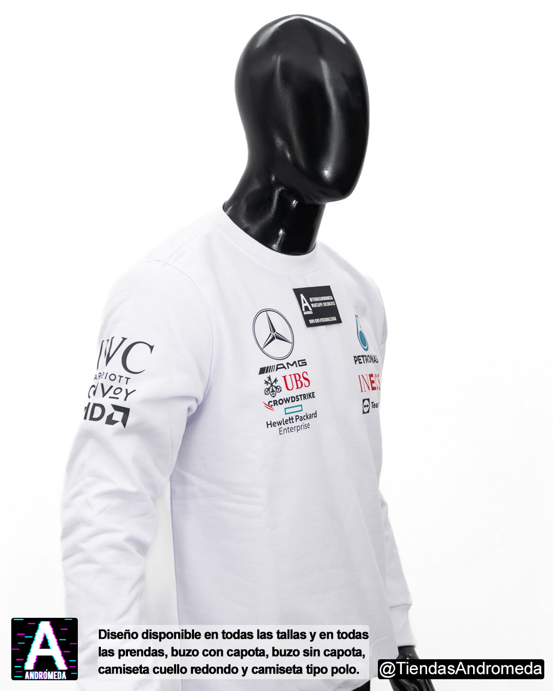 Buzo Cuello Redondo Mercedes Benz F1