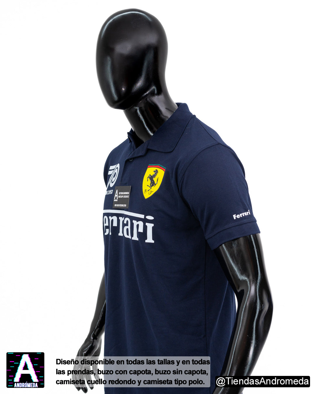 Camiseta tipo polo Ferrari F1